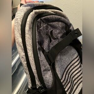 Hurley Gray and Black Men's Backpack